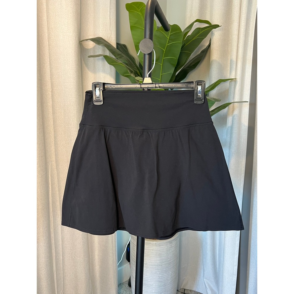 Lululemon Alighn High-Rise Skirt Black Athletic Tennis Skort Womens Size 8